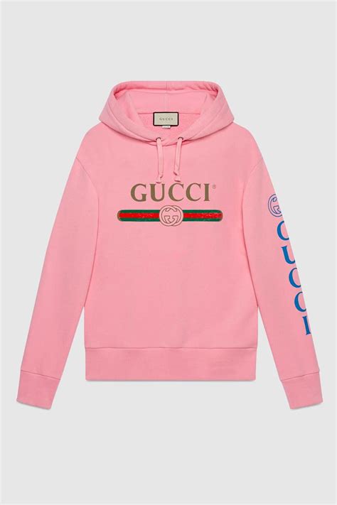 pink gucci hoodie cheap|gucci oversized hoodie.